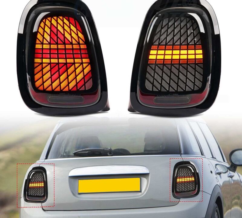 Smoke LED Sequential Signal Tail Lights Fit For Mini Cooper F55/56/57 2014-2021 TL-MIN002LS - Machter
