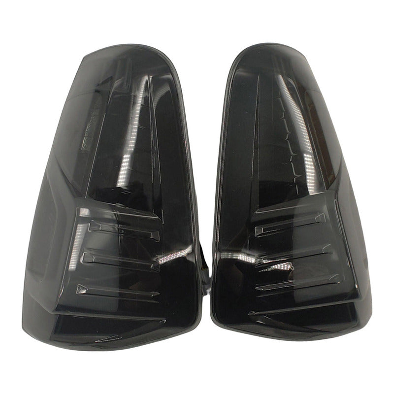 Pair Smoked Black Tail Lights With Bulbs Fit For Nissan Navara NP300 D23 2015-2022 TL-NS010 - Machter