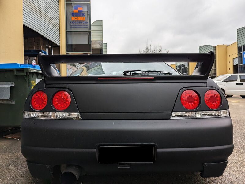 78 Works Fiber Ring LED Taillights Fit For Nissan Skyline R33 GTR GTS25T GTST 1993-1998 TL-NS022LS - Machter