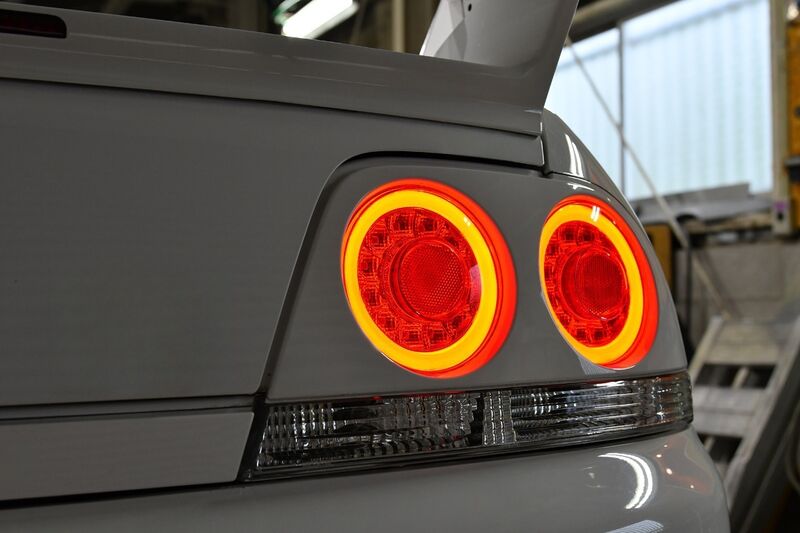 78 Works Fiber Ring LED Taillights Fit For Nissan Skyline R33 GTR GTS25T GTST 1993-1998 TL-NS022LS - Machter