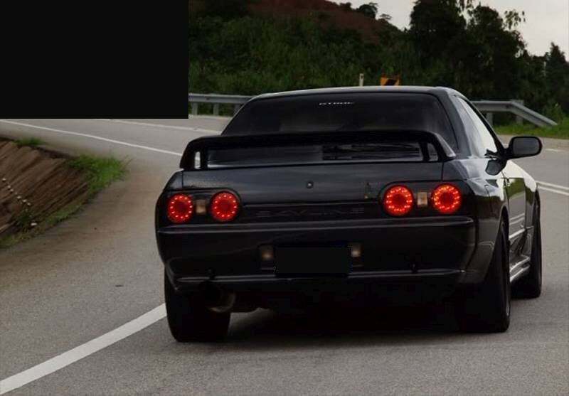 Clear Red LED Tail Lights Fit For Nissan Skyline R32 GTR GTST RB26 1989-1994 TL-NS034LS - Machter