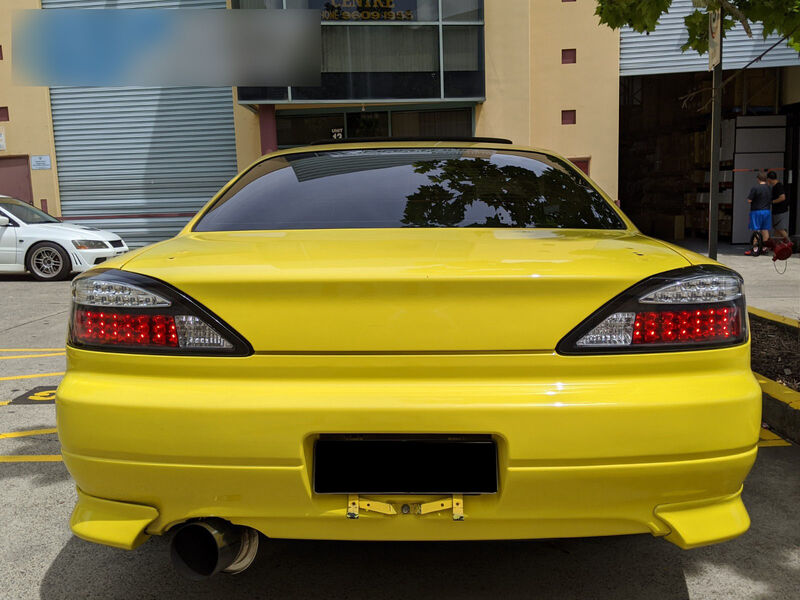 Yashio Factory Black Dynamic LED Tail Lights Fit For Nissan Silvia 200SX S15 Spec R 1999-2002 TL-NS036LS - Machter