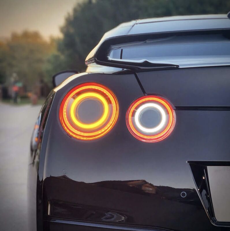 HRS Smoke 3D LED Taillights Fit For Nissan GTR R35 – The Elite Series 2007-2024 TL-NS046LS - Machter