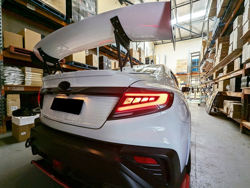 V2 Black LED Dynamic Tail Lights Fit For Subaru WRX VB 2022-2024 TL-SB021LS - Machter