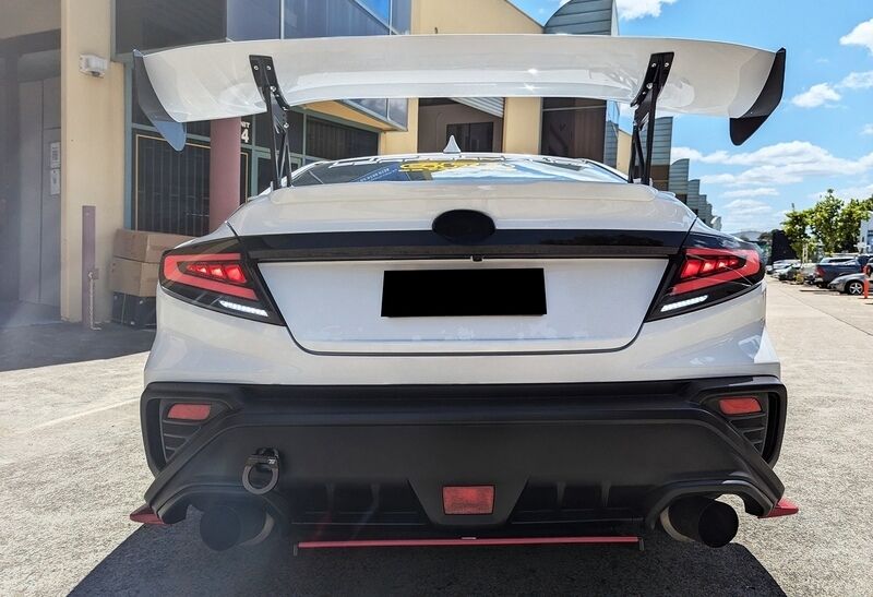 V2 Smoke Black LED Dynamic Tail Lights Fit For Subaru WRX VB 2022-2024 TL-SB023LS - Machter