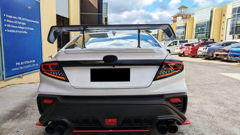Black Edition Full LED Dynamic Tail Lights Fit For Subaru WRX VB 2022-2024 TL-SB027LS - Machter