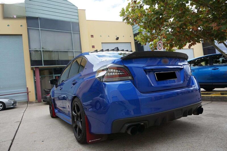 Black Full LED V3 Dynamic Indicator LED Tail Lights Fit For Subaru WRX STI VA 2015-2021 TL-SB057LS - Machter