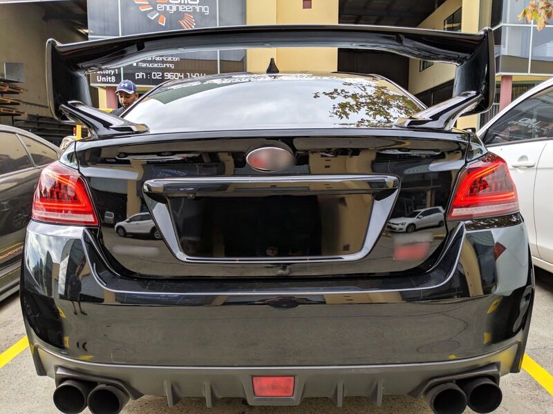 Clear Red Full LED V3 Dynamic Indicator LED Tail Lights Fit For Subaru WRX STI VA 2015-2021 TL-SB058LS - Machter