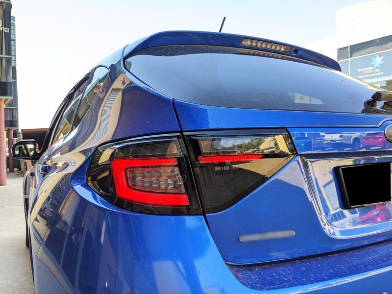 Black Edition 3D Dynamic Indicator LED Taillight Fit For Subaru Impreza WRX RS STI Hatchback TL-SB066LS - Machter