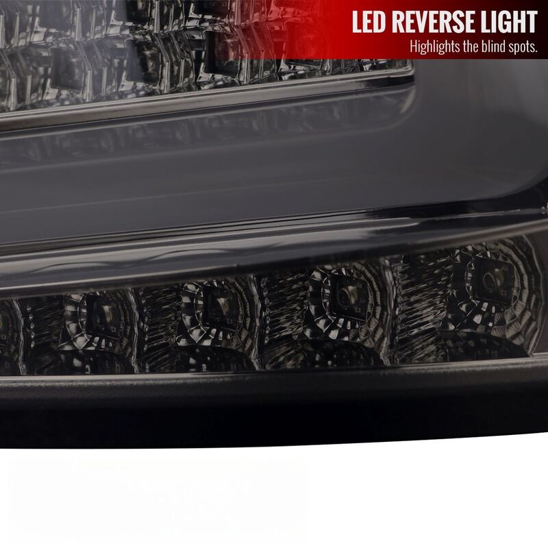 Spec D Smoke LED Taillights Dynamic Signal Fit For Subaru Impreza WRX STI G3 4D 2008-2013 TL-SB071LS - Machter