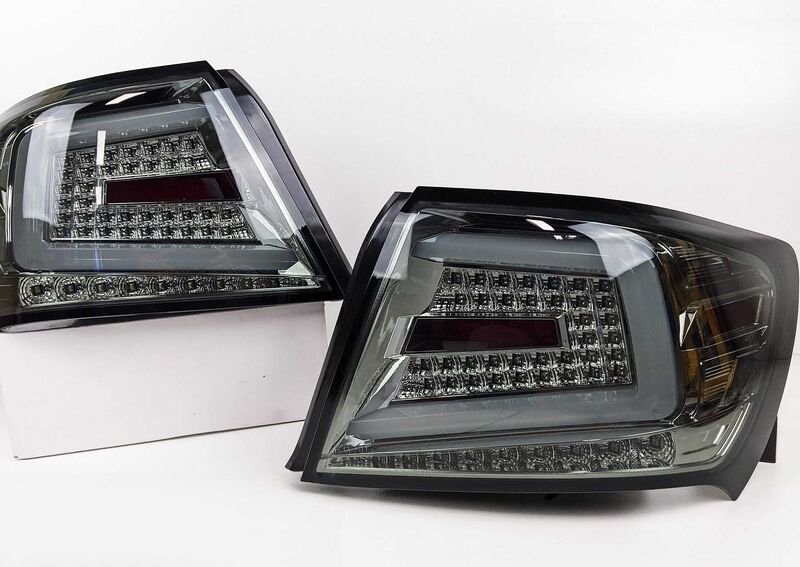 Spec D Smoke LED Taillights Dynamic Signal Fit For Subaru Impreza WRX STI G3 4D 2008-2013 TL-SB071LS - Machter
