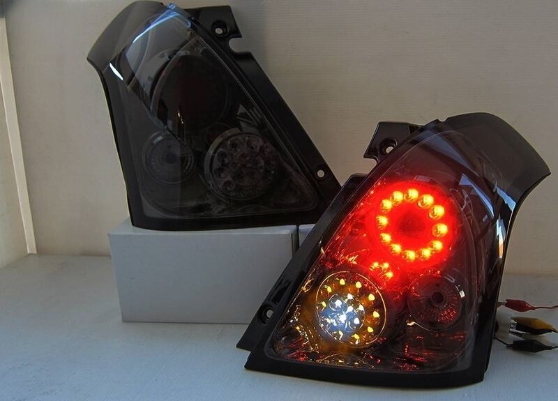 Smoke Full LED Tail Lights Fit For Suzuki Swift Sport Taillights 2004-2010 TL-SU028LS - Machter