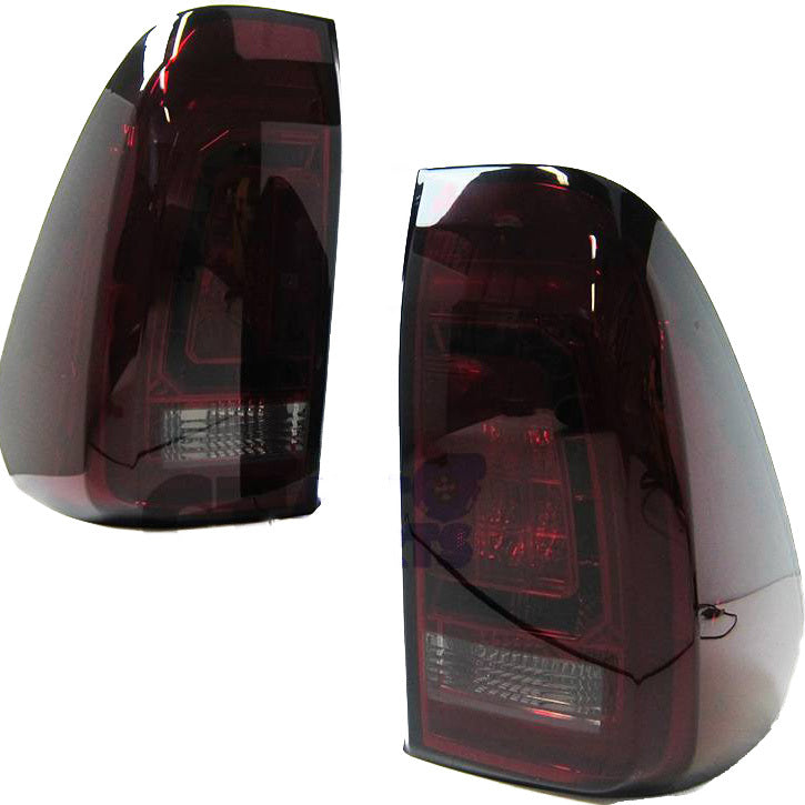 Smoke Red LED 3D Tail Lights Fit For Toyota Hilux REVO SR5 VIGO 2015-2020 TL-TA004LS - Machter