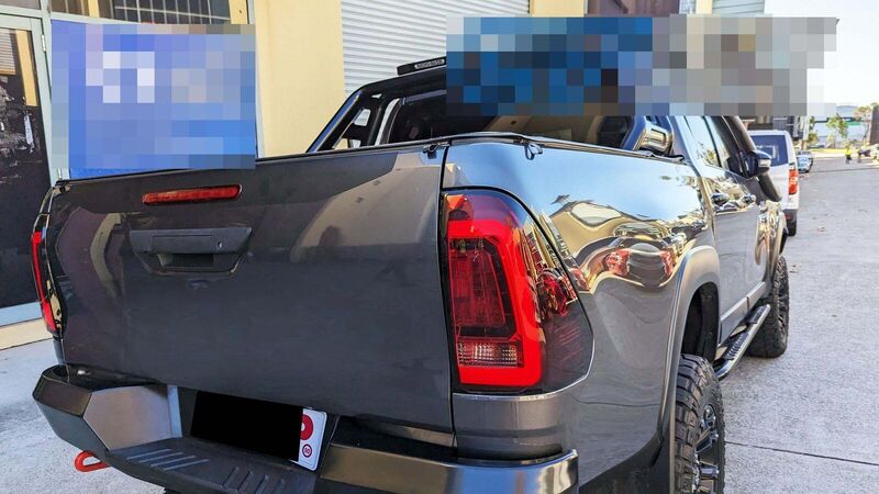 Smoke Red LED 3D Tail Lights Fit For Toyota Hilux REVO SR5 VIGO 2015-2020 TL-TA004LS - Machter