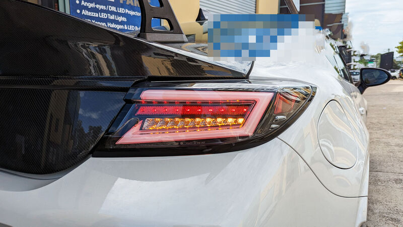Intec Black LED Dynamic Tail Lights Fit For Toyota 86 GR86 For Subaru BRZ 2022-2023 TL-TA019LS - Machter