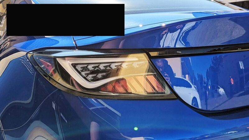 OLM Black White Bar LED Dynamic Tail Lights Fit For Toyota 86 GR86 For Subaru BRZ 2022-2023 TL-TA025LS - Machter