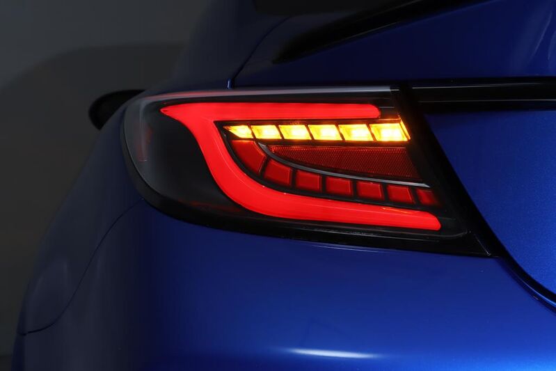 Black Red Bar LED Dynamic Tail Lights Fit For Toyota 86 GR86 For Subaru BRZ 2022-2023 TL-TA033LS - Machter