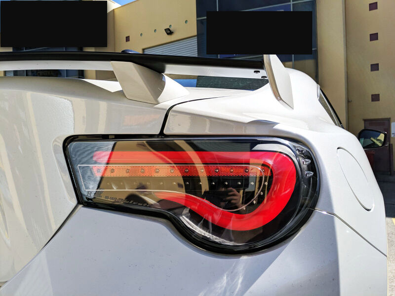 Black Red LED Tail Light Fit For Toyota 86 FT86 GT GTS For Subaru BRZ 2012-2021 TL-TA068LS - Machter