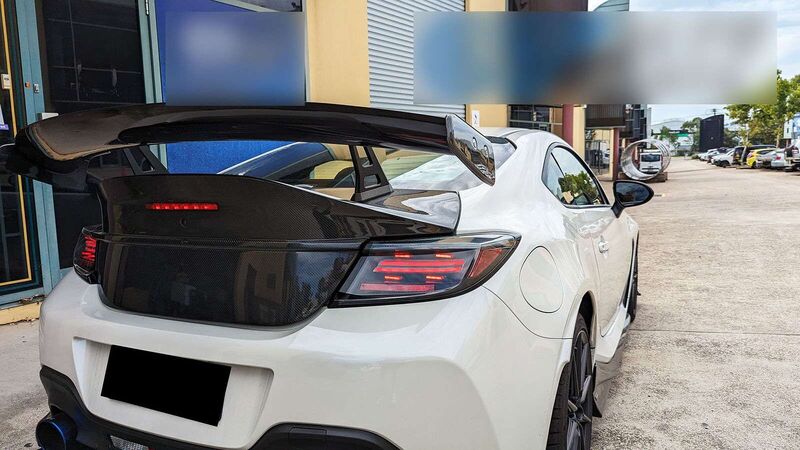V4 Black LED Dynamic Tail Lights Fit For Toyota GR86 For Subaru BRZ 2022-2024 TL-TA072LS - Machter