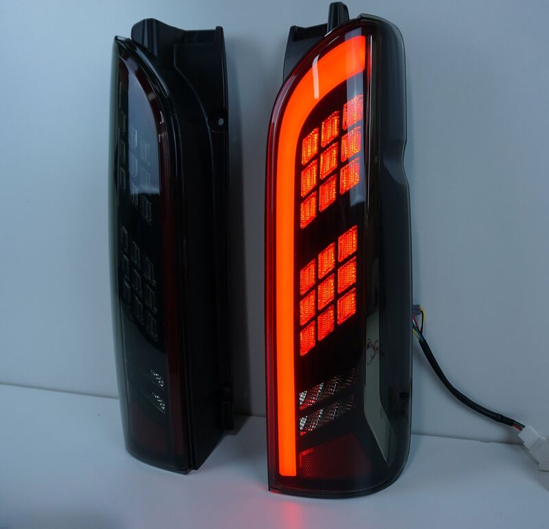 Black Edition Smoke Full LED Tail Lights Fit For Toyota Hiace Van 2004-2020 TL-TA076LS - Machter