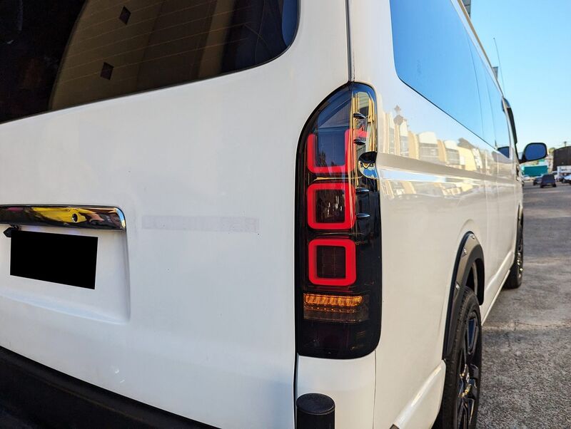 Smoke Black V3 3D Full LED Tail Lights Fit For Toyota Hiace Van 2004-2020 TL-TA082LS - Machter