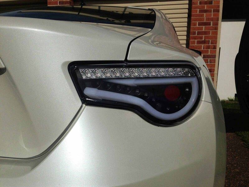 Black LED Dynamic Tail Lights Fit For Toyota 86 Subaru BRZ ZN6 2012-2021 TL-TA088LS - Machter