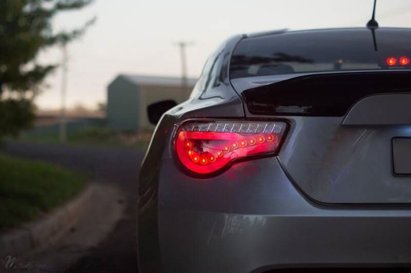 Black LED Dynamic Tail Lights Fit For Toyota 86 Subaru BRZ ZN6 2012-2021 TL-TA088LS - Machter