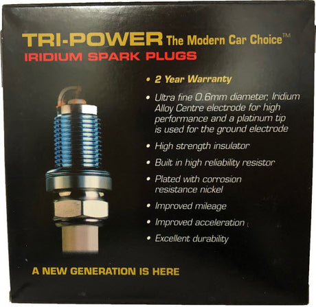 Iridium Spark Plug Fits Volkswagen Golf TPX006 - TRI-POWER