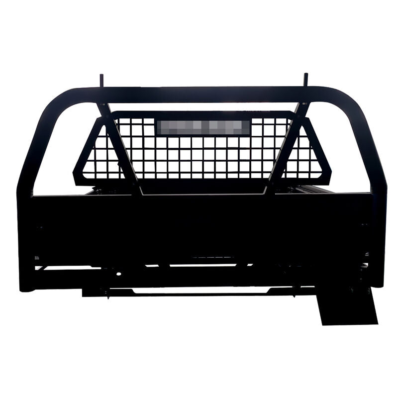 Black Powder Coated Heavy Duty Steel Flat Tray for Dual Cab Ute TRAY-001 - Machter