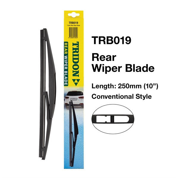Wiper REAR WIPER BLADE TRB019 - TRIDON