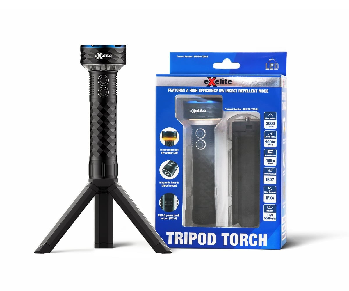 Tripod Torch 9000K 5W - Exelite