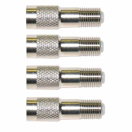 Valve Extensions Metal Short Type Set of 4 18mm - AUTOKING