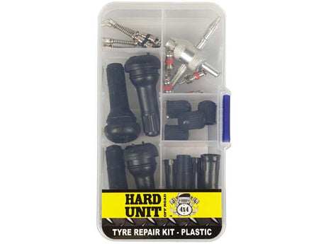 Tyre Valve Repair Kit Plastic 21 Piece - HARD UNIT
