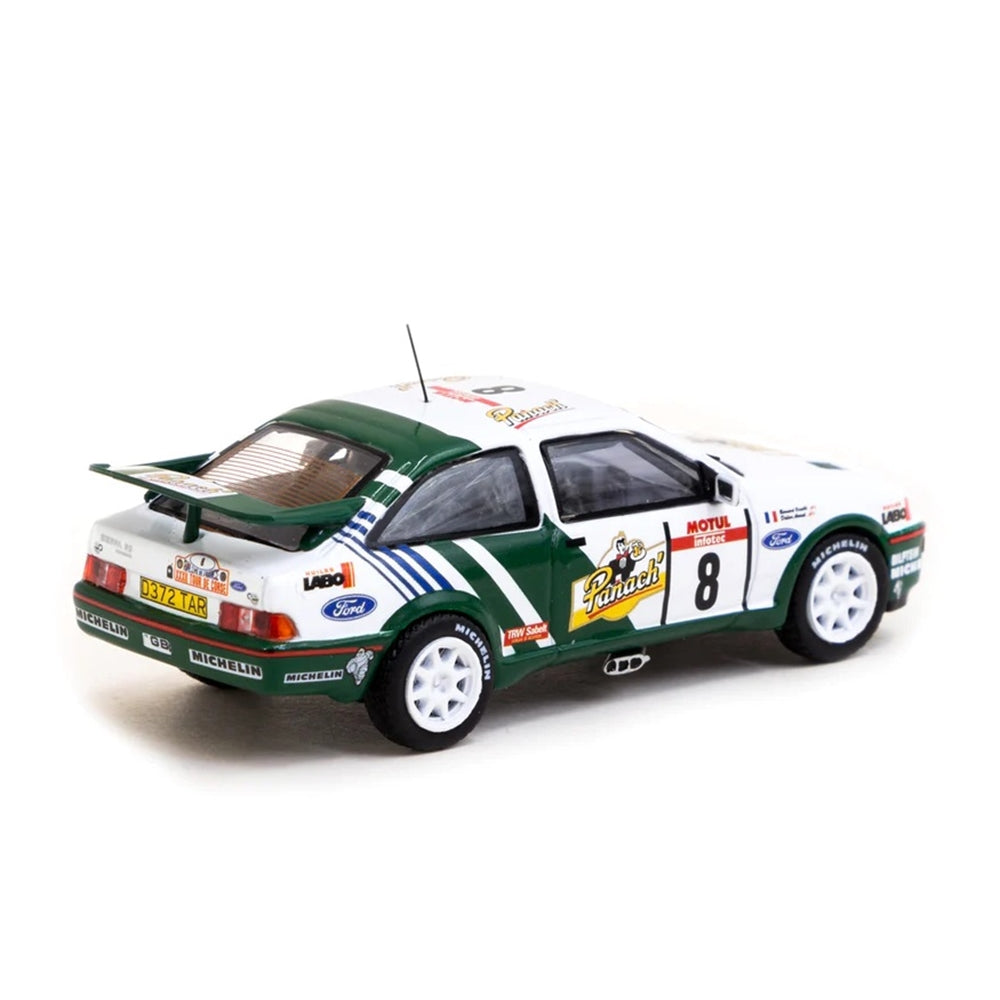 1988 Ford Sierra RS Cosworth Tour de Corse Rallye de France Winner Auriol Didier / Occelli Bernard Diecast Model Car 1:64 Scale (Approx. 7cm) Collectible | Universal Auto Spares