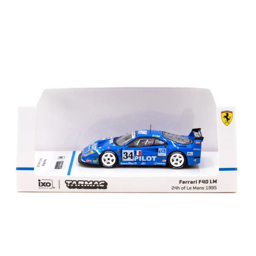 1995 Ferrari F40 LM 24h of Le Mans M. Ferté / O. Thévenin / C. Palau Diecast Model Car 1:64 Scale (Approx. 7cm) Collectible | Universal Auto Spares