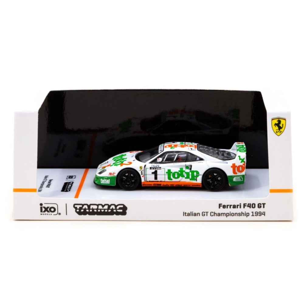 1994 Ferrari F40 GT Italian GT Championship F. D'Amore / O. Larrauri Diecast Model Car 1:64 Scale (Approx. 7cm) Collectible | Universal Auto Spares