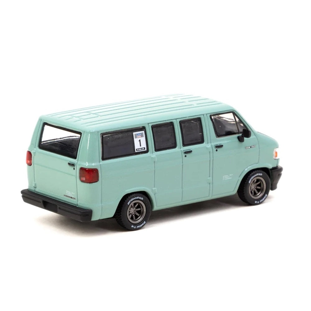 Dodge Van Light Green Brand New Tooling Diecast Model Car 1:64 Scale (Approx. 7cm) Collectible | Universal Auto Spares