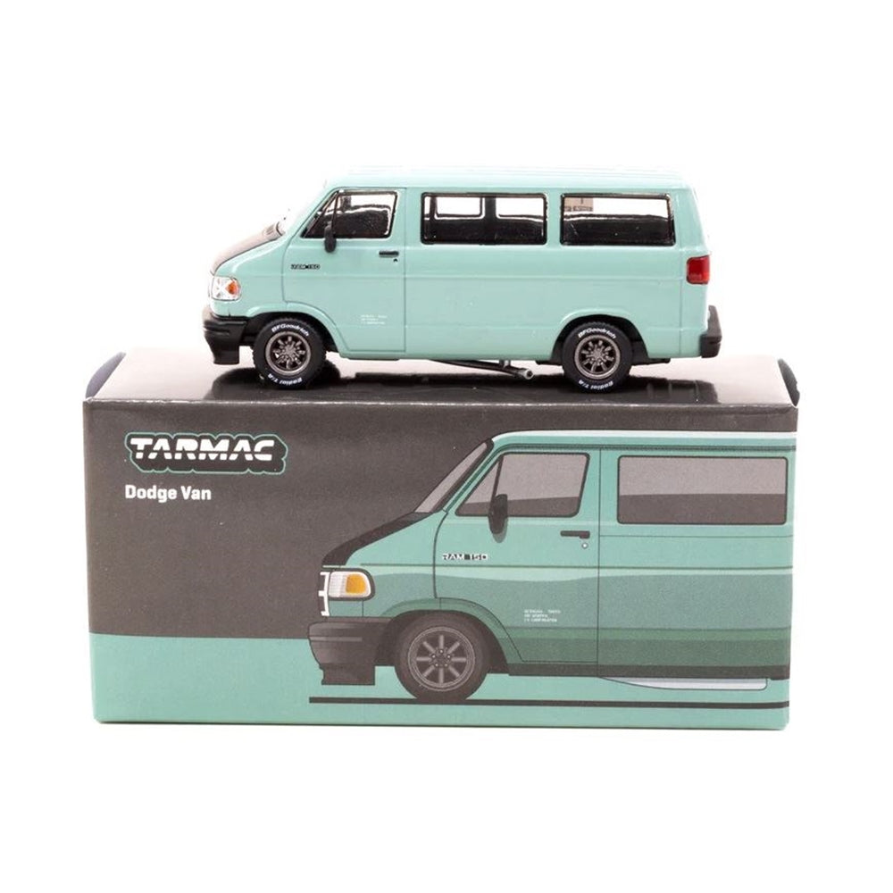 Dodge Van Light Green Brand New Tooling Diecast Model Car 1:64 Scale (Approx. 7cm) Collectible | Universal Auto Spares