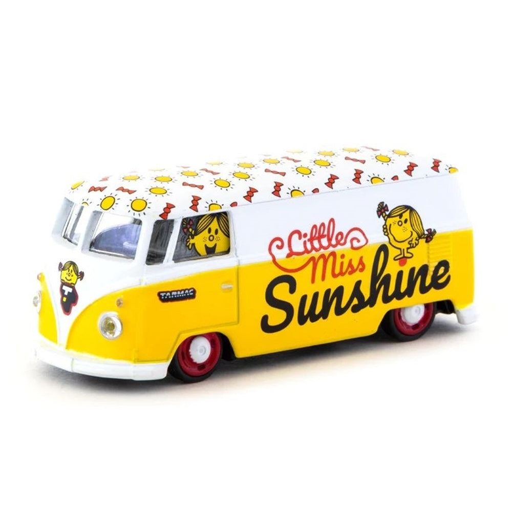 Volkswagen Type II (T1) Panel Van Mr. Men Little Miss Sunshine Diecast Model Car 1:64 Scale (Approx. 7cm) Collectible | Universal Auto Spares