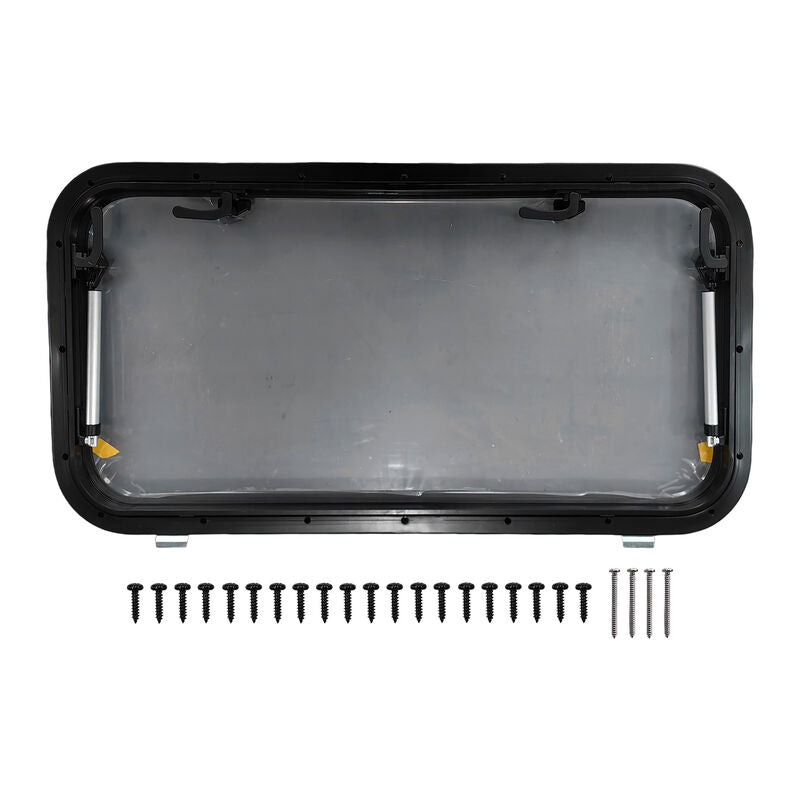 Caravan Double Glazed Push Out Window 1000x500mm Fit For UTE Canopies RV Caravans Motor Homes Horse Floats UTEW-005 - Machter