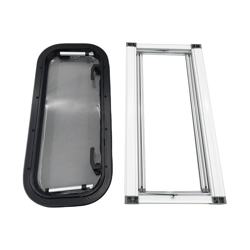 RV Caravan Push Out Flat Window Rounded Corner 300x700mm Fit For RVs Campers Mobile Homes UTEW-009 - Machter