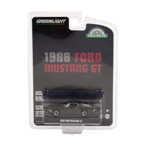 1968 Ford Mustang GT Fastback Highland Green Diecast Model Car 1:64 Scale (Approx. 7cm) Collectible | Universal Auto Spares