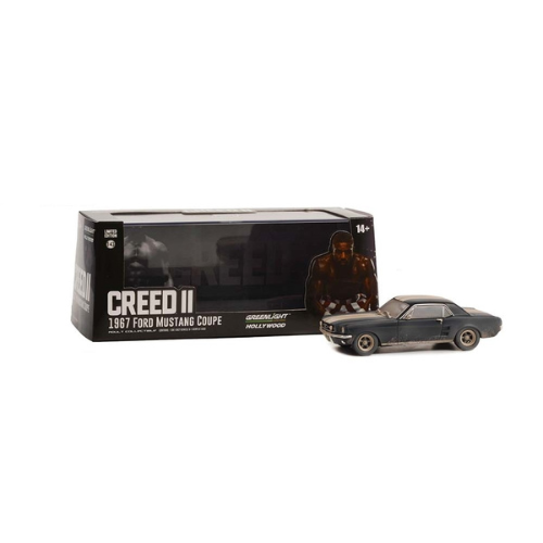 1967 Ford Mustang Coupe Weathered Adonis Creed Creed II (2018) Diecast Model Car 1:43 Scale (Approx. 10–11cm) Collectible | Universal Auto Spares