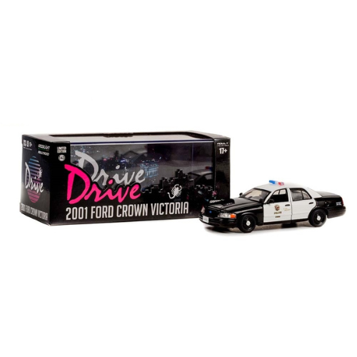 2001 Ford Crown Victoria Police Interceptor LAPD Drive (2011) Diecast Model Car 1:43 Scale (Approx. 10–11cm) Collectible | Universal Auto Spares