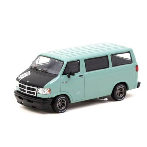 Dodge Van Light Green Brand New Tooling Diecast Model Car 1:64 Scale (Approx. 7cm) Collectible | Universal Auto Spares