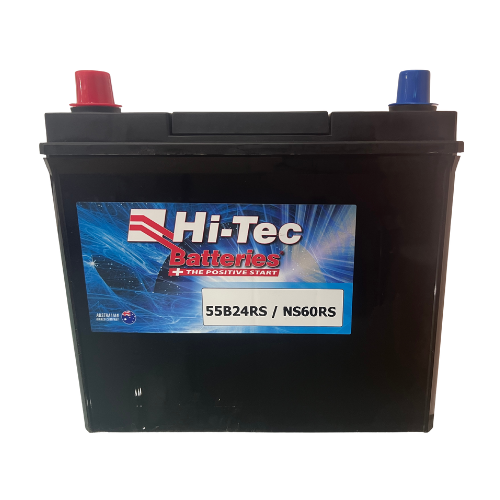 Car Battery 55B24RS/NS60RS 12V 500CCA 78 RC - 50AH - Hi-Tec Batteries