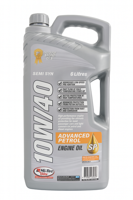 Semi Syn 10W/40 SP/CF - Hi-Tec Oils | Universal Auto Spares