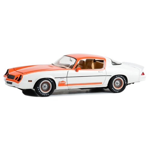 1979 Chevrolet Camaro Cascade Edition Oregon & Washington Dealership White/Orange Diecast Model Car 1:18 Scale (Approx. 25cm) Collectible | Universal Auto Spares