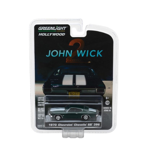 1970 Chevrolet Chevelle SS 396 John Wick Diecast Model Car 1:64 Scale (Approx. 7cm) Collectible | Universal Auto Spares