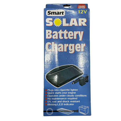 Automotive Solar Battery Charger 12V - Smart | Universal Auto Spares